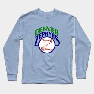 Classic Denver Zephyrs Baseball Long Sleeve T-Shirt